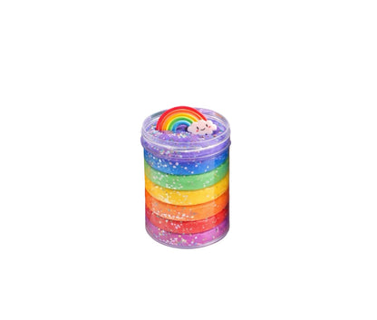 Rainbow Sensory Dough Jars